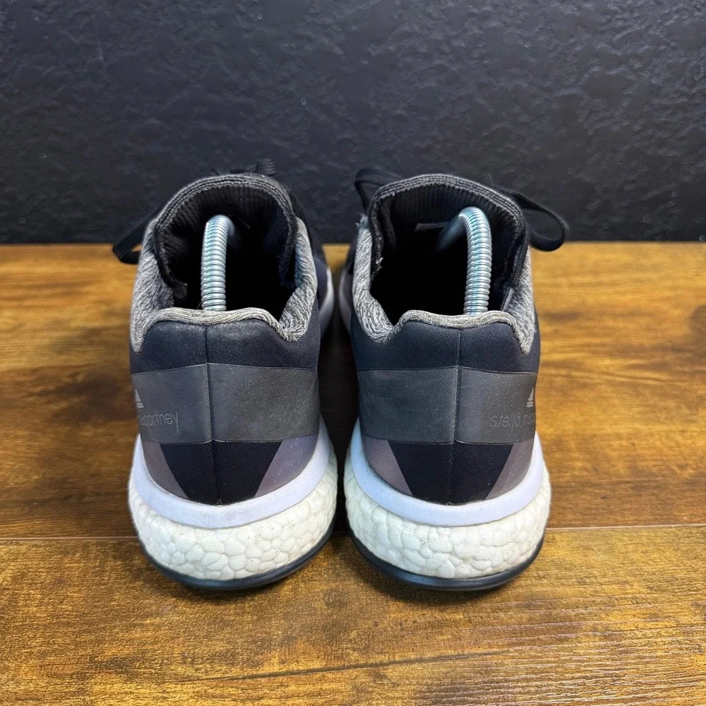 Adidas Stella McCartney Barricade Boost G55657 Black Iridescent Shoes Womens 9.5